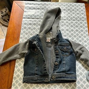 Baby Boy Jean Jacket/Hoodie 18mo